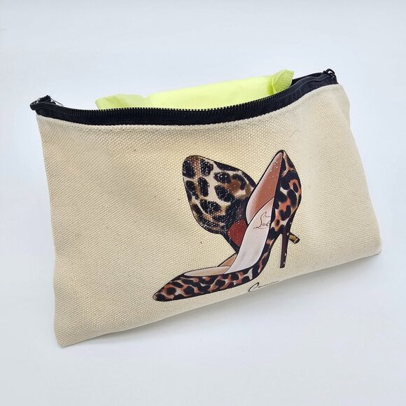 Canvas Toiletry/Makeup Bag, Feminine Pouch, Travel Bag, Pencil Case - New - - Picture 4 of 12